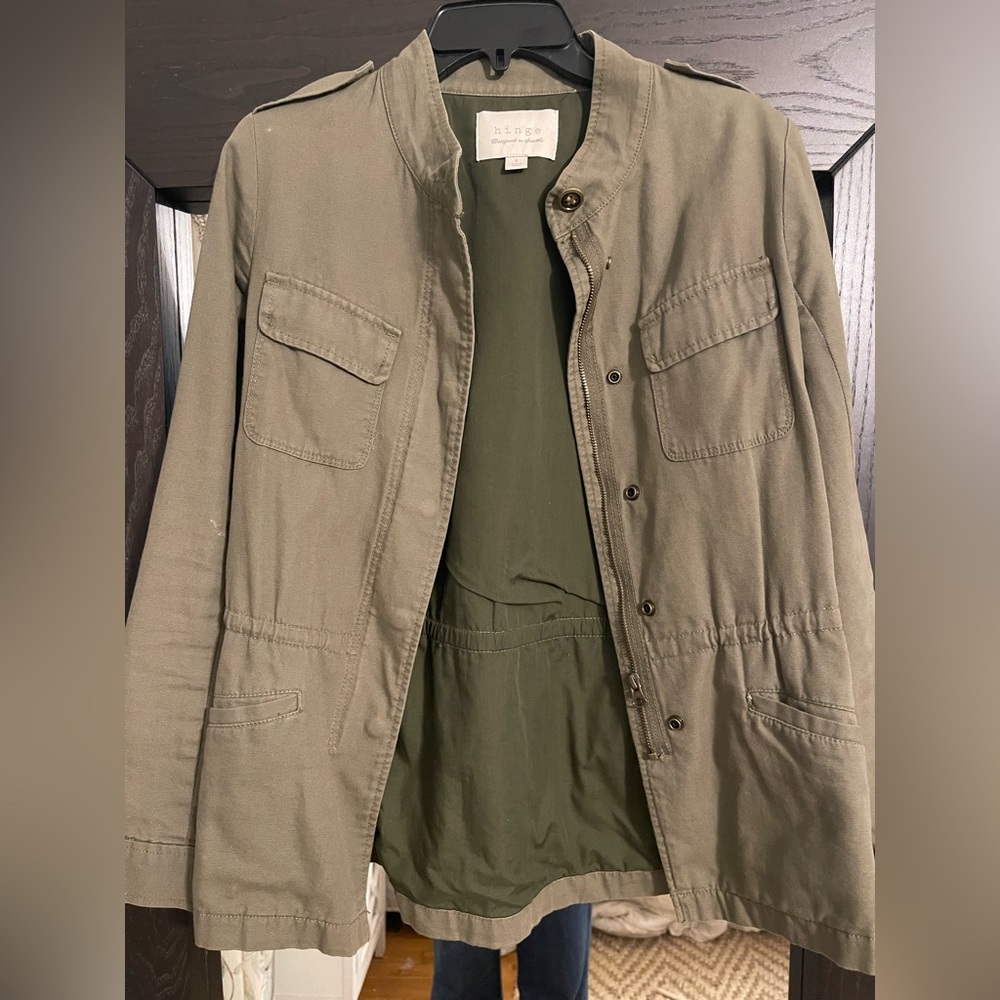 Hinge, Size Small, Army green Jacket. Purchased from Nordstrom.